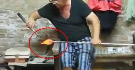 Ovo je prava umjetnost: Zagrijao je staklo do tačke topljenja i onda je nastupila magija (VIDEO)