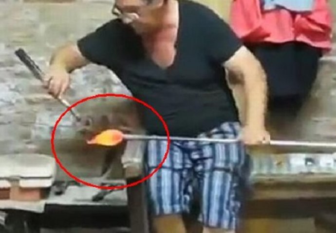 Ovo je prava umjetnost: Zagrijao je staklo do tačke topljenja i onda je nastupila magija (VIDEO)