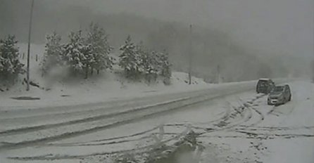 Prava snježna mećava izazvala probleme u saobraćaju u BiH