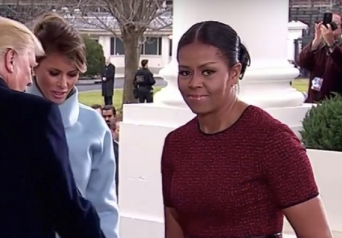  Otkriven poslije 100 dana: Evo zašto je Michelle imala čudan izraz lica na inauguraciji