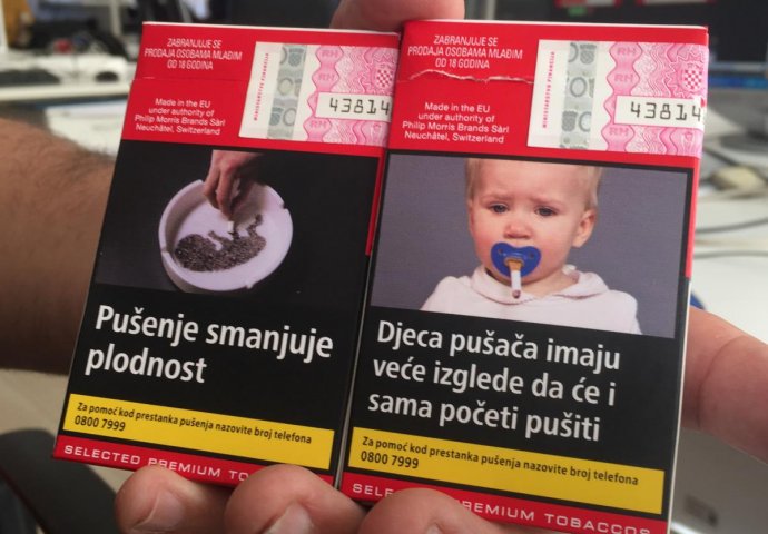 DALMATINCI O ŠOKANTNIM FOTOGRAFIJAMA NA KUTIJAMA CIGARETA: 'Neće me zaustaviti da pušim i dalje'