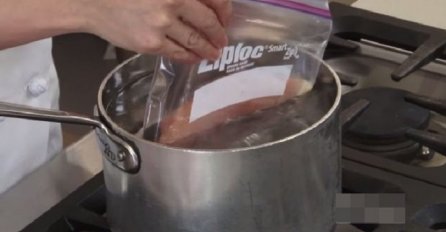 Najbolji savjet: Stavila je piletinu u plastičnu kesicu a onda u ključajuću vodu, pogledajte zašto (VIDEO)