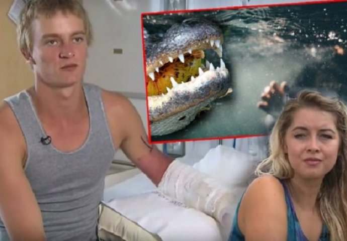 Ovo je zvanično najluđi čovjek u Australiji: Skočio u rijeku sa krokodilima kako bi fascinirao djevojku (VIDEO)