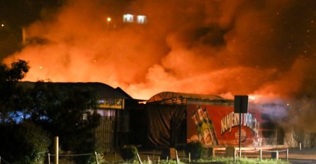 FOTO Izgorila Hametova pijaci u Tuzli