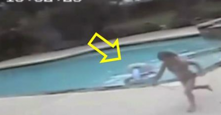 Ova 5-godišnja djevojčica je vidjela beživotno tijelo svoje majke u bazenu i počela je trčati. Ono što je sigurnosna kamera snimila je nevjerovatno!