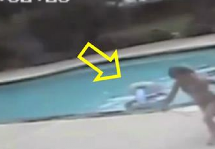 Ova 5-godišnja djevojčica je vidjela beživotno tijelo svoje majke u bazenu i počela je trčati. Ono što je sigurnosna kamera snimila je nevjerovatno!