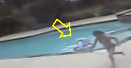 Djevojčica vidjela beživotno tijelo svoje majke u bazenu i počela je trčati, pogledajte šta je snimila sigurnosna kamera (VIDEO)