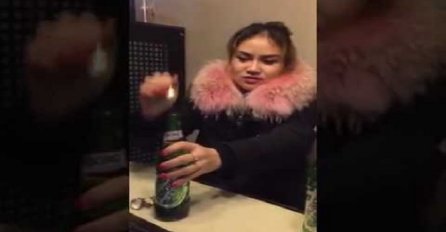 Kada vidite koliko je piva ova djevojka sasula u grlo za minutu, neće vam biti dobro! (VIDEO)