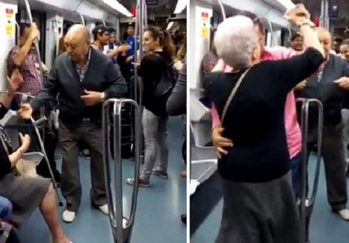 Izgledalo je kao dosadna vožnja metroom, a onda je lik krenuo da repuje! (VIDEO)