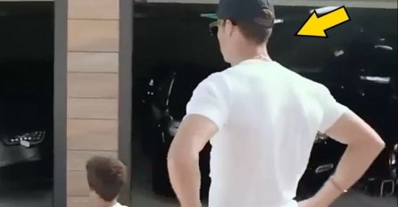 I Ronaldov sin se izgubi u garaži svog tate (VIDEO)