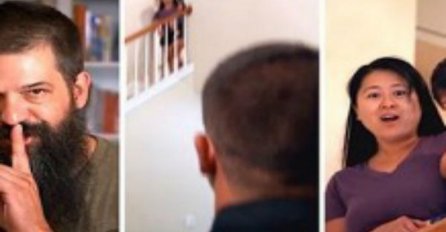Muž tajno i drastično promijenio izgled, dok je njegova žena spavala na spratu (VIDEO)
