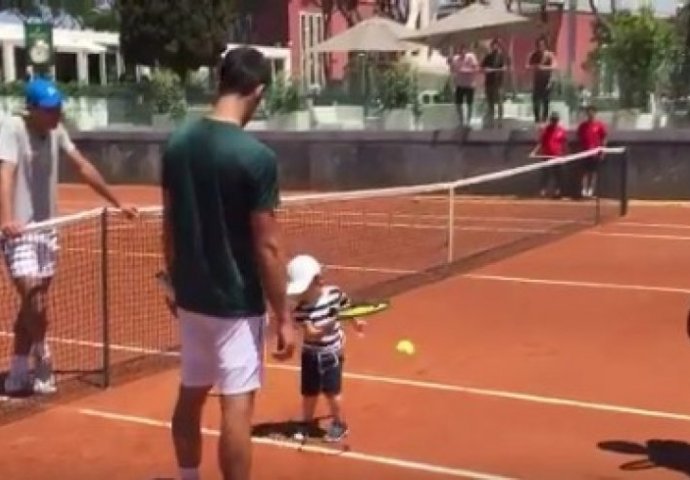 VELIKO SLAVLJE KOD ĐOKOVIĆA: Maleni Stefan slavi rođendan, ostat ćete u čudu kad vidite šta sve može da URADI! (VIDEO)