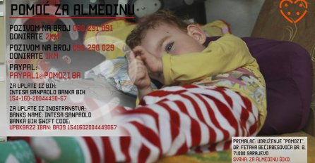 PORODICA SLIJEPE I NEPOKRETNE DJEVOJČICE  ZA NOVI.BA: Pomozite našoj Almedini da ima normalno djetinjstvo!