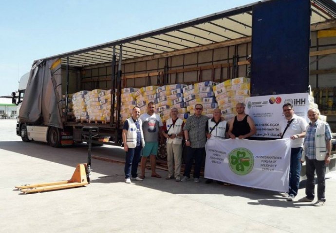 Četvrti humanitarni konvoj 'BiH za Siriju' stigao na tursko-sirijsku granicu