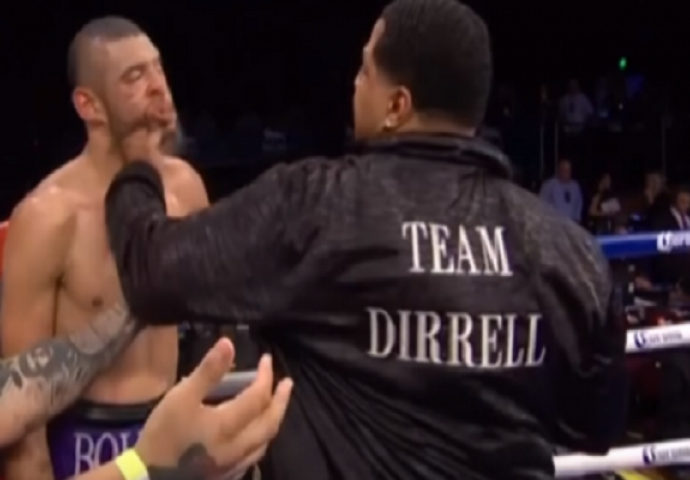 Ujak prvaka uskočio u ring i nokautirao njegovog protivnika! (VIDEO)
