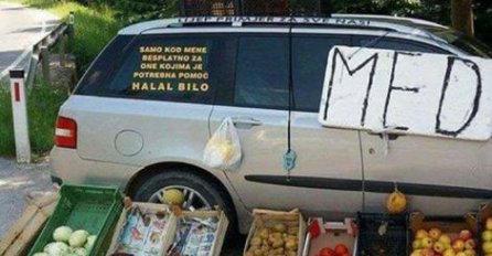 BOSANAC DOBROG SRCA: Besplatno voće, povrće i med za one koji nemaju novca da kupe