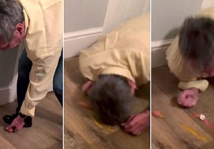 Kada pijanom čovjeku kažete da stane na jaje onda se desi ovo (VIDEO)