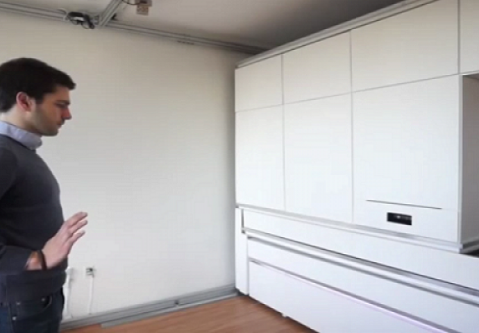 Ovaj stan ima svega 20 kvadrata, ali kada vidite šta se krije u ormaru ostat ćete bez riječi! (VIDEO)