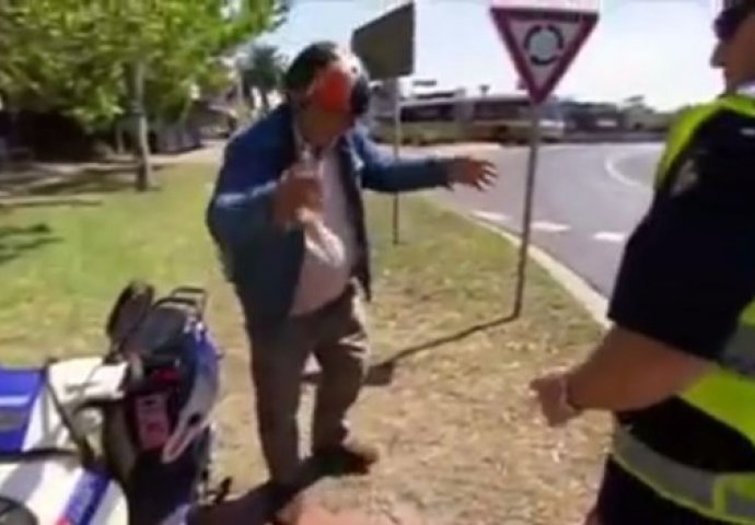 HIT VIDEO Bosanca Husu u Australiji zaustavila policija: "No spik ingliš, nemoj me zajebavat" (VIDEO)