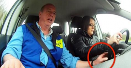 Počela je pisati poruke na mobitelu dok je vozila, sada pogledajte šta je instruktor uradio (VIDEO)