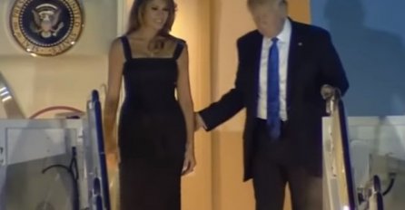 NAKON ŠTO GA JE DVA PUTA JAVNO OBRUKALA, Melanija na Siciliji iznenadila ponašanjem prema Trumpu (VIDEO)