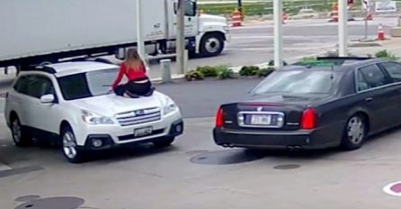 Spriječila lopove da joj ukradu auto i postala viralni hit (VIDEO)