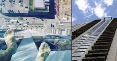 Samo za najhrabrije: Bazen na 42. spratu ima stakleno dno, plivačima daje fascinantan pogled na ulicu (VIDEO)