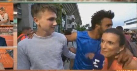 SEKSUALNO NAPASTVOVAO PRED TV KAMERAMA: Hamou ljubio i po grudima pipkao reporterku, ekspresno izbačen sa Roland Garrosa!