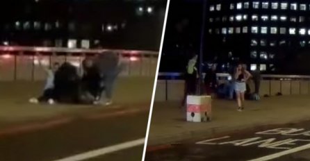 KRVAVI SNIMAK IZ LONDONA: Taksista snimio scene napada na mostu (VIDEO)