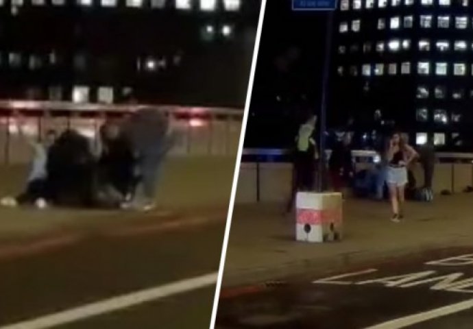 KRVAVI SNIMAK IZ LONDONA: Taksista snimio scene napada na mostu (VIDEO)