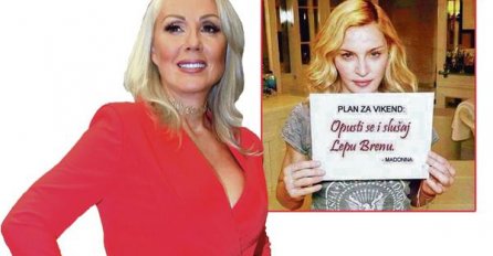 BRENA OBJAVILA MADONINU SLIKU: Opusti se i slušaj Brenu