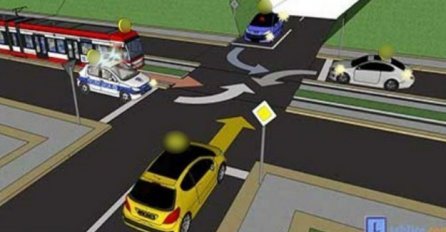 MISLITE DA STE ODLIČAN VOZAČ? Ko ima prednost na ovoj raskrsnici! (FOTO)