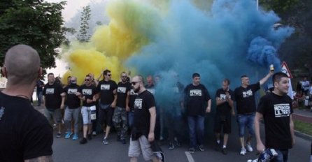 Zenica gori i prije utakmice: Stotine BH Fanaticosa 'zapalilo' ulice, uz bakljadu i navijačke pjesme