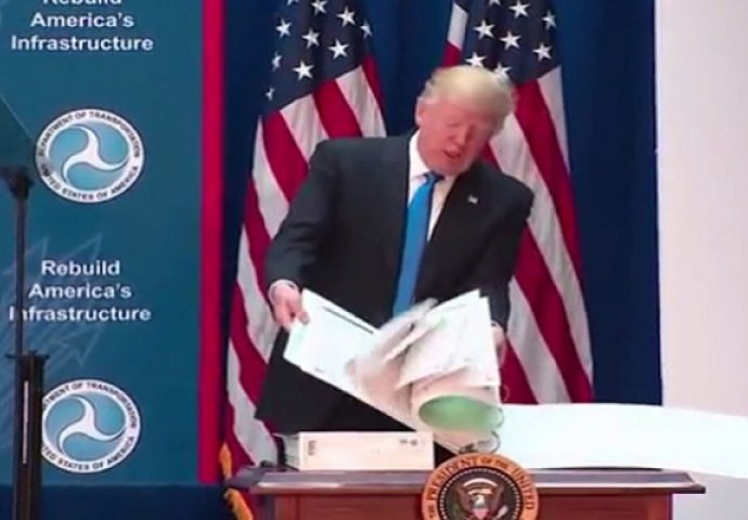 Teatralni Trump bacao papire po podu, nezadovoljan izvještajima 