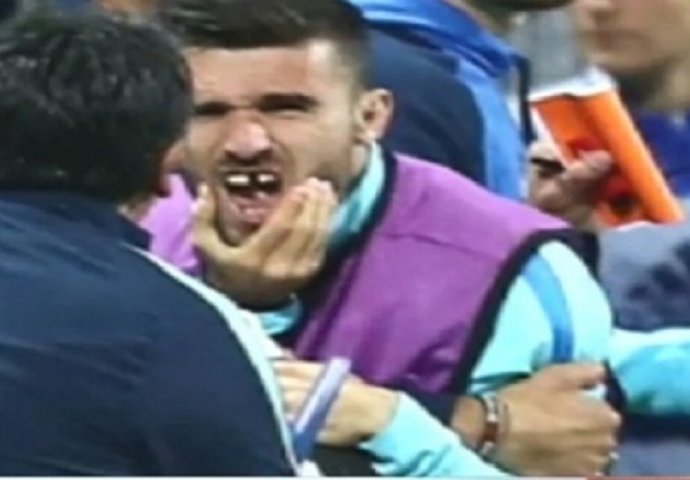 NOVA SNIMKA: Trener BiH izbija zube grčkom reprezentativcu