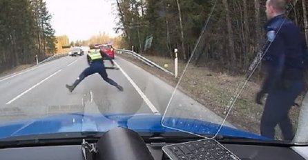 Ovako policija u Estoniji zaustavljaju pijane vozače (VIDEO)