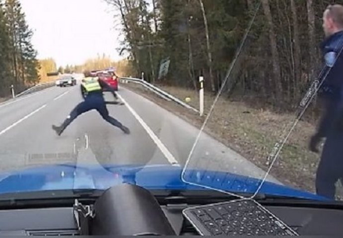 Ovako policija u Estoniji zaustavljaju pijane vozače (VIDEO)