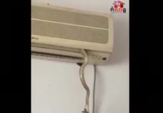 Kineskinja u sobi snimila zmiju kako izlazi iz klima uređaja, ali ono najluđe će tek uslijediti (VIDEO) 