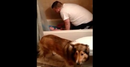 Čula je čudne zvukove iz kupatila, a onda je kamerom snimila ovaj čudesni trenutak (VIDEO)