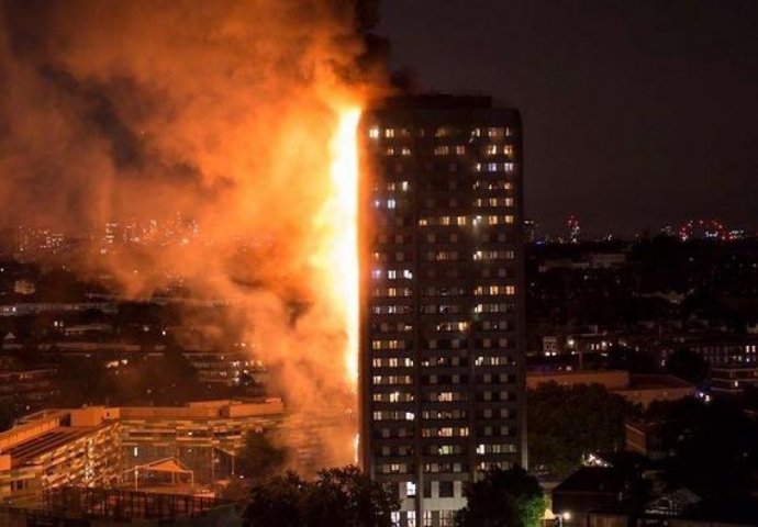 SVJEDOCI STRAVIČNOG POŽARA U LONDONU: Nikada nisam vidio nešto ovakvo, ljudi su zarobljeni unutra (VIDEO)