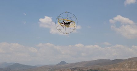 KONYA: Studenti iz Turske osmislili "okrugli kavez" koji štiti dron prilikom pada