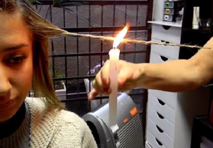 Uzela je svijeću i zapalila joj kosu: Kada vidite zašto, poželjet ćete da odmah uradite isto (VIDEO)
