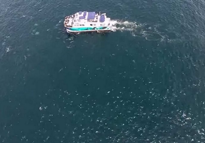 Podigao je svoj dron visoko, a ono što je snimio na obali ostavlja bez daha (VIDEO)