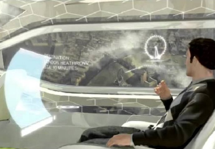 Avion budućnosti: Zavirite u unutrašnjost aviona u kojem će ljudi letjeti 2050. godine (VIDEO)