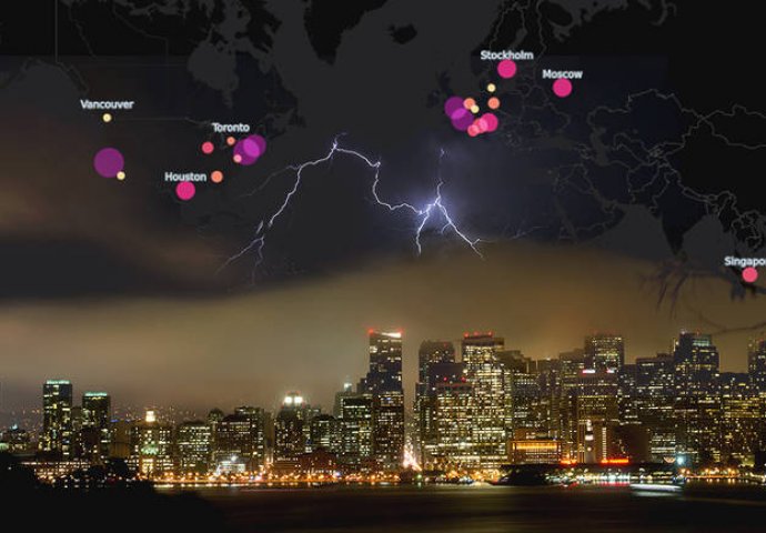 Mapa: Gradovi budućnosti, San Francisco je na vrhu liste gradova budućnosti.