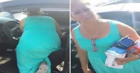 Uhvatio je nepoznatu ženu kako krade iz njegovog automobila, a pogledajte šta se dalje odvijalo (VIDEO)