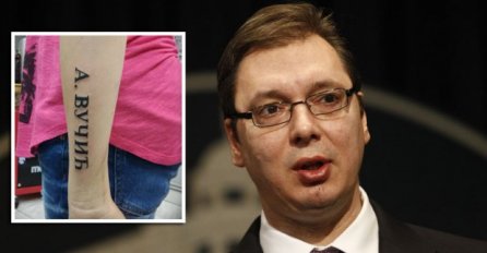 DJEVOJKA ISTETOVIRALA NJEGOVO IME NA PODLAKTICI: Evo šta joj je Vučić poručio!