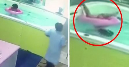 Niko nije primijetio dijete u bazenu, a ono što je snimila nadzorna kamera je užasavajuće (VIDEO)
