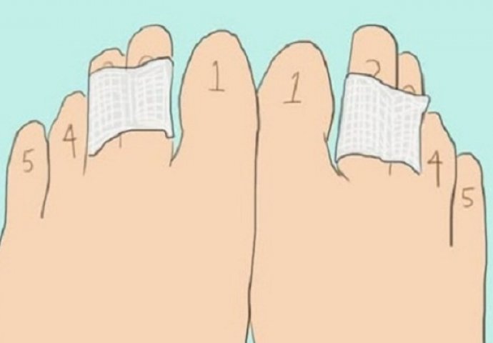 Evo zašto ćete već danas zalijepiti ova dva prsta na nogama: EFEKAT ZAČUĐUJUĆ