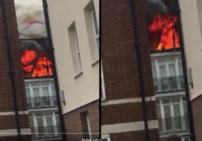 LONDON: Još jedna zgrada u plamenu, UZROK NEPOZNAT! (VIDEO)